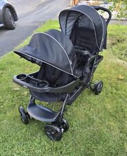 Graco Double Pushchair with Foot Muff and Rain Cover