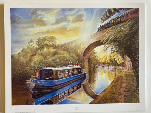 English canal boat - canal,