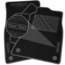To Fit Volkswagen Scirocco MK2 1982-1992 Black Car Mats + Custom Badge [FM]