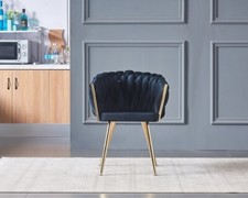 Velvet Dining Chair with Door