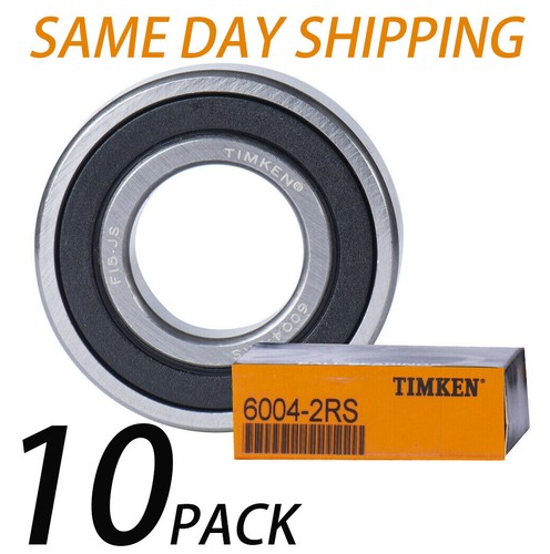 10pcs timken brand 6004 2rs - 10pcs,