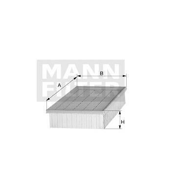 Air filter mann - filter,