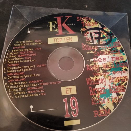 Karaoke cdg discs used 19 - karaoke,
