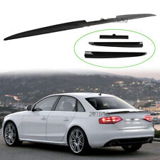 Sport Style Rear Trunk Lip Spoiler Wing Lip Glossy Black For Audi A3 A4 A5 S3 S4