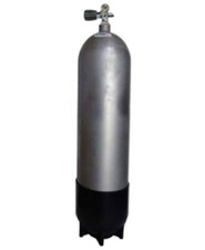 Faber FX Series 80 cuft High Pressure Steel Tank Din/Yoke Diving Scuba Cylinder