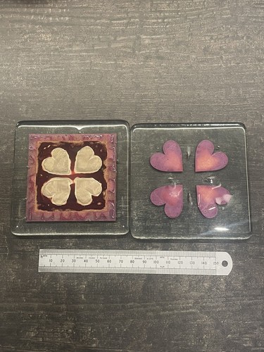 Hand made fused glass - made,