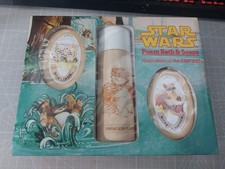 Vintage 1985 Star Wars Ewoks Foam Bath and Soap Set - 'Clean Up The Empire'