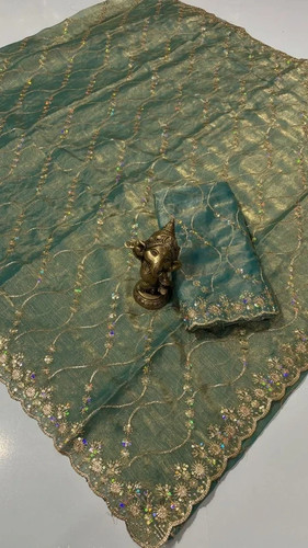 Celebrity space silk saree