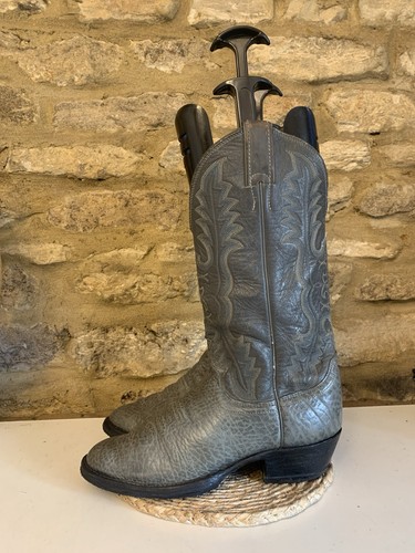 Justin cowboy boots grey - justin,