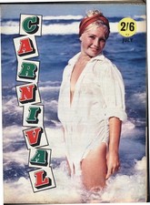 CARNIVAL Magazine, July 1967. Vintage Pin-Ups, etc 64 pp. Free UK p&p