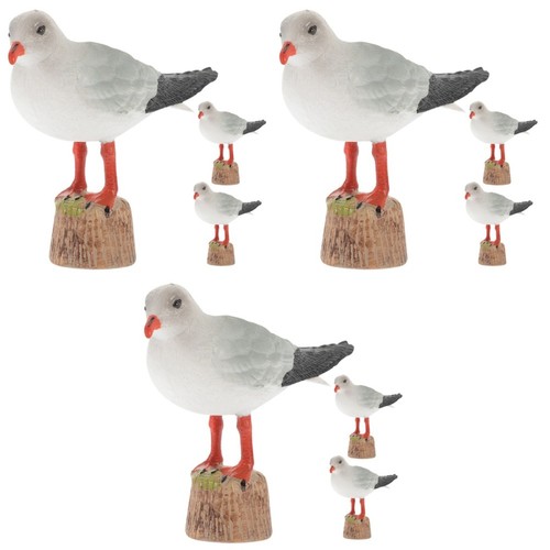 Reusable plastic seagull - plastic,