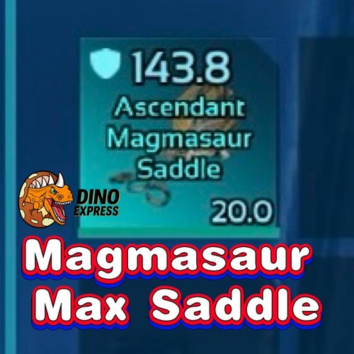 Magmasaur 143 armor saddle - 143.8,