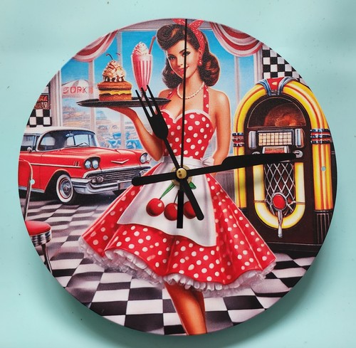 New american diner metal wall - american,
