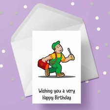 Handyman Birthday Card - Handy
