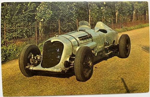 Postcard photo car - postcard,