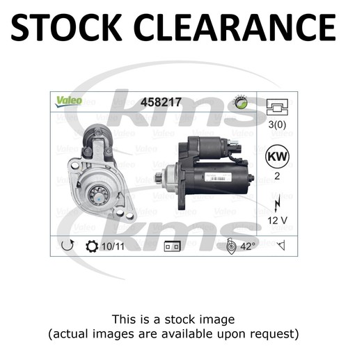 Stock clearance starter - stock,