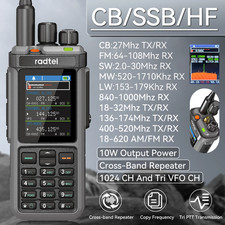 Radtel RT-880 10W Ham Radio Cross Band Repeater Shortwave HF SSB CB WalkieTalkie
