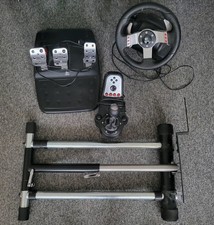 Logitech G27 Steering Wheel Set Up With Stand