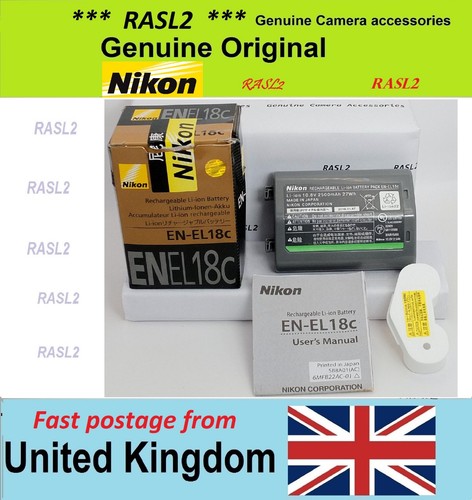 Genuine nikon el18c - en-el18c, battery