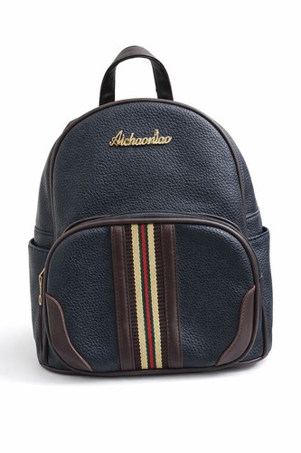 Vintage faux leather - faux, backpack