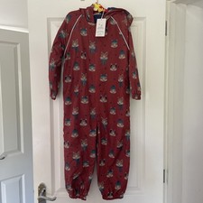 FatFace girls / boys fleece lined puddlesuit rain suit age 4-5 years bnwt