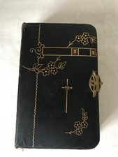 Vintage German Prayer Book "Paradies der Christlichen Seele" Leather Bound