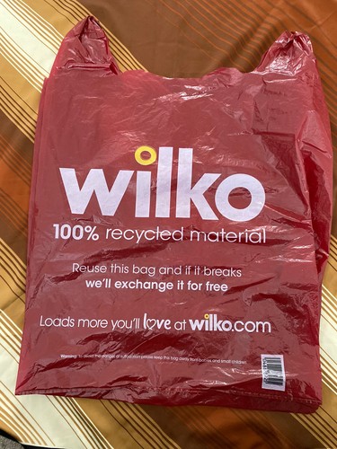 Wilko carrier bag - carrier, (large)