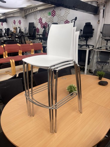 White high back - , stacking