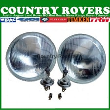 7 INCH ROUND HEADLIGHT HALOGEN CONVERSION KIT - COMES WITH H4 & PILOT BULBS