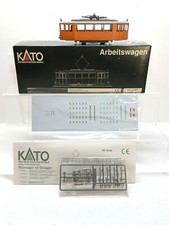 HO gauge Kato 2 axle orange tram-motorised-NOISY RUNNER-K30902.