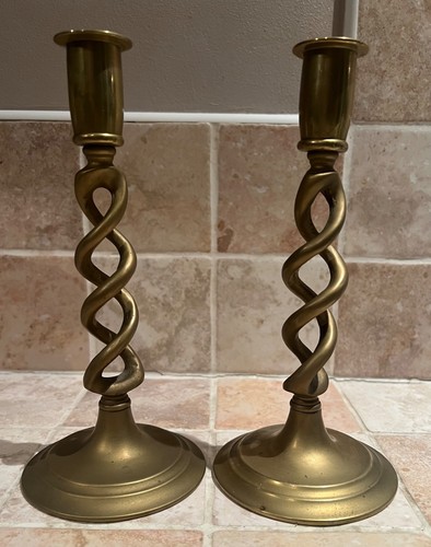 Vintage pair open barley - pair, of