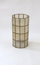 Vintage Capiz Shell Brass