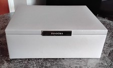 Pandora Medium  Grey  Jewellery Box           Approx   9" x 7 " x  3 "    