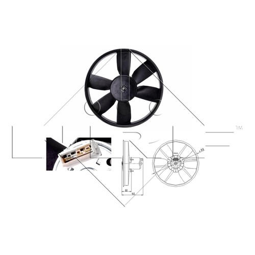 Radiator fan for golf - radiator,