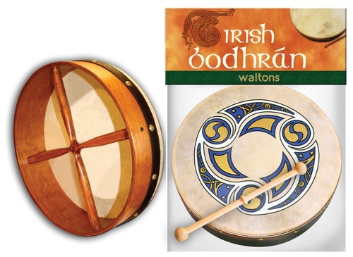 Waltons bodhran with - waltons, 8"