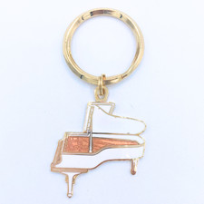Keychain Grand Piano Gold With