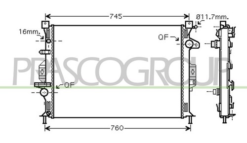 Volvo v70 2007 radiator - v70,