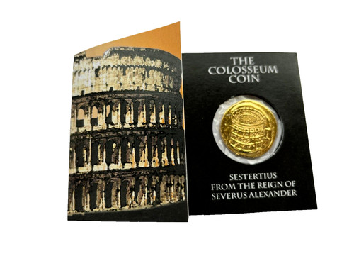 Metal gold coloured - coloured, coin