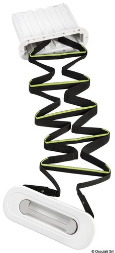 Recessed emergency boat ladder - recessed,