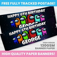 PERSONALISED AMONG US BIRTHDAY