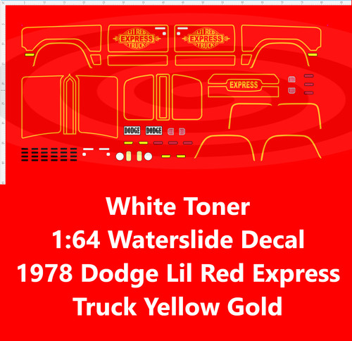 White toner waterslide - white,