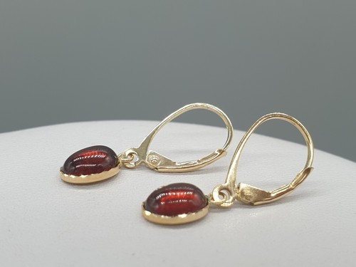 9ct yellow gold garnet - gold,