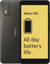 Nokia C02 4G Smartphone 5.45" 2 GB 32 GB Dual SIM Android 12 Charcoal