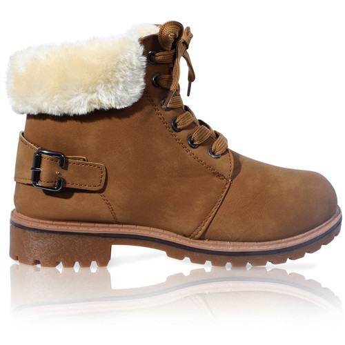 Womens ankle boots faux fur - ankle,