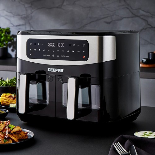 Double basket air fryer - air,