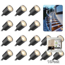 SMY 16Pack Decking Lights LED Deck Spotlights Waterproof Garden Patio, FOR PARTS
