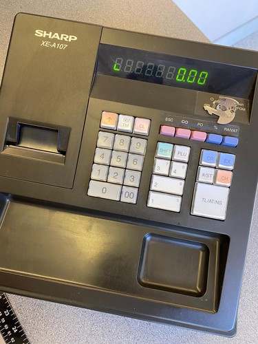 Sharp a137 cash register - sharp, xe-a137