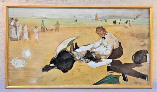 Edgar degas beach - degas,