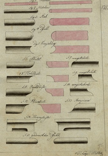 Architectural mouldings pen - architectural,