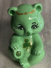 Fenton Glass Shamrock bear